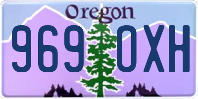 OR license plate 969OXH