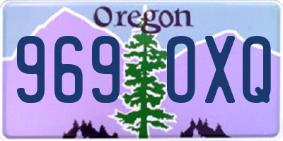 OR license plate 969OXQ