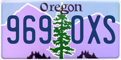 OR license plate 969OXS