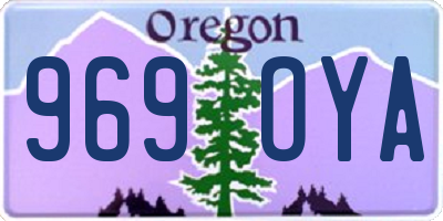 OR license plate 969OYA