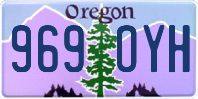 OR license plate 969OYH
