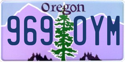 OR license plate 969OYM