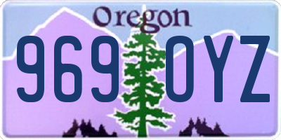 OR license plate 969OYZ