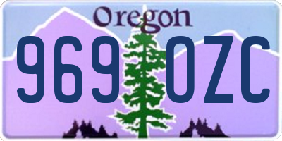 OR license plate 969OZC