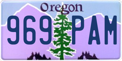 OR license plate 969PAM