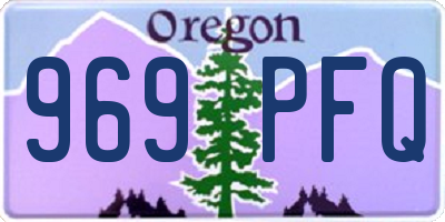 OR license plate 969PFQ