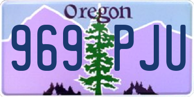 OR license plate 969PJU