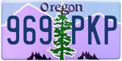 OR license plate 969PKP