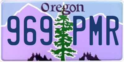 OR license plate 969PMR