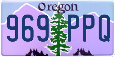 OR license plate 969PPQ