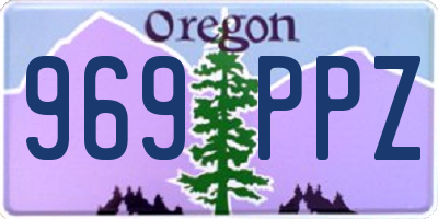 OR license plate 969PPZ