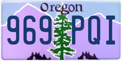 OR license plate 969PQI