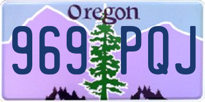 OR license plate 969PQJ