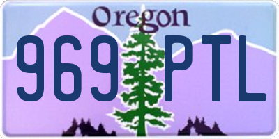 OR license plate 969PTL