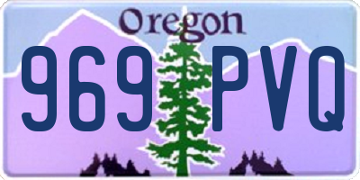 OR license plate 969PVQ
