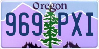 OR license plate 969PXI