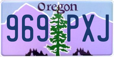 OR license plate 969PXJ