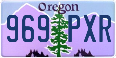 OR license plate 969PXR