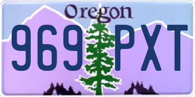 OR license plate 969PXT