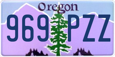 OR license plate 969PZZ