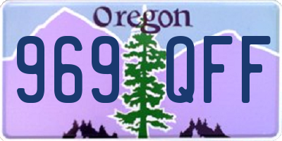 OR license plate 969QFF