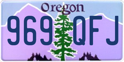 OR license plate 969QFJ
