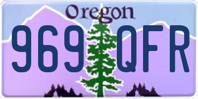 OR license plate 969QFR
