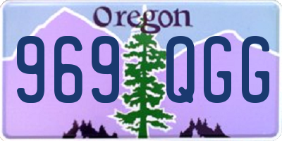 OR license plate 969QGG