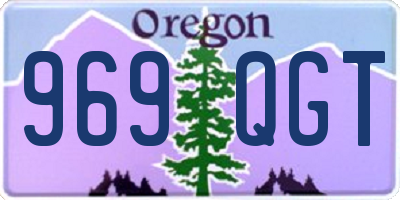 OR license plate 969QGT
