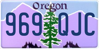 OR license plate 969QJC
