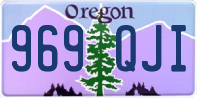 OR license plate 969QJI