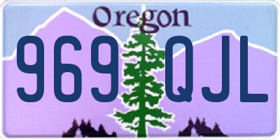 OR license plate 969QJL