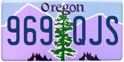 OR license plate 969QJS