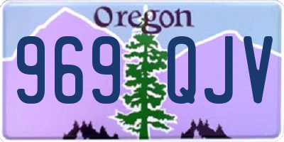 OR license plate 969QJV