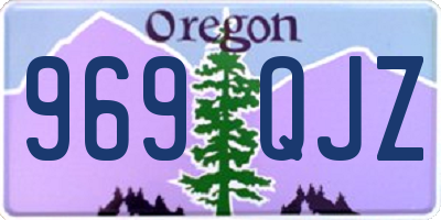 OR license plate 969QJZ