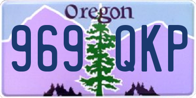 OR license plate 969QKP