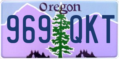 OR license plate 969QKT