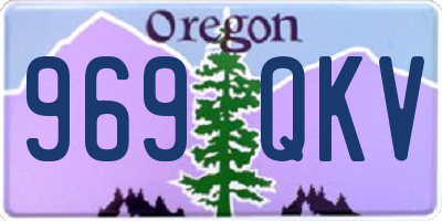 OR license plate 969QKV