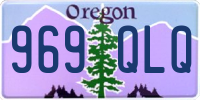 OR license plate 969QLQ