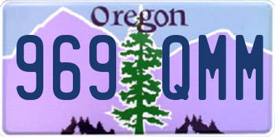 OR license plate 969QMM