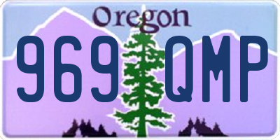 OR license plate 969QMP