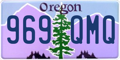 OR license plate 969QMQ