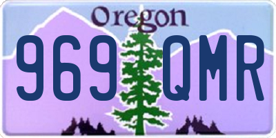 OR license plate 969QMR