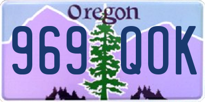 OR license plate 969QOK