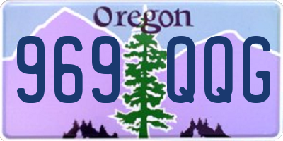 OR license plate 969QQG