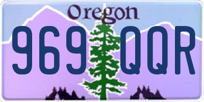 OR license plate 969QQR