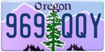 OR license plate 969QQY