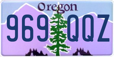 OR license plate 969QQZ