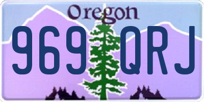 OR license plate 969QRJ