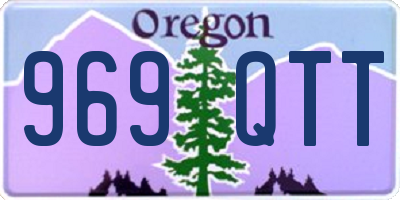 OR license plate 969QTT